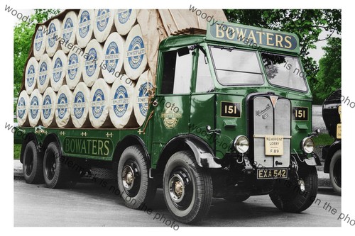 Cv874 bowaters lorry loaded - bowaters,
