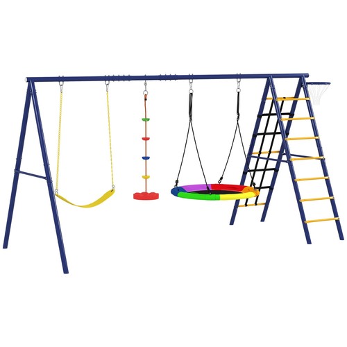 Metal kids swing set - 6,