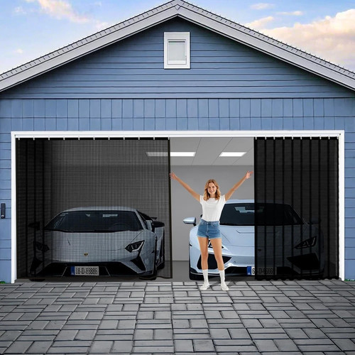 Sliding garage door screen - garage,