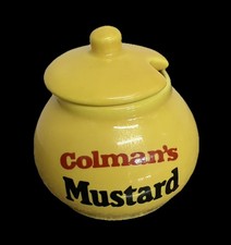 Ceramic Colman's Mustard pot
