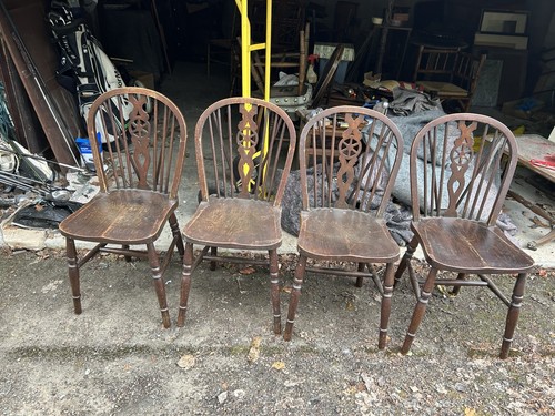 Set elm seated - elm, back
