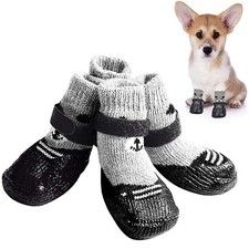 Waterproof Cats Dogs Rubber Socks Anti-Slip Small Puppy Sock Shoes