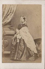 CDV LADY CRINOLINE DRESS LACE