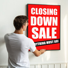 CLOSING DOWN SALE Poster