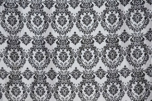 Taffeta damask velvet flocked - velvet,
