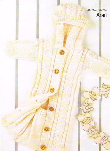 Knitting pattern baby aran - pattern,,