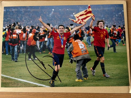 Xavi signed spain world - xavi,