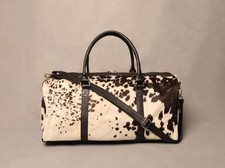 Real Cowhide Holdall Travel