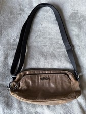 Kipling Brown Leather Handbag Shoulder Bag. Used