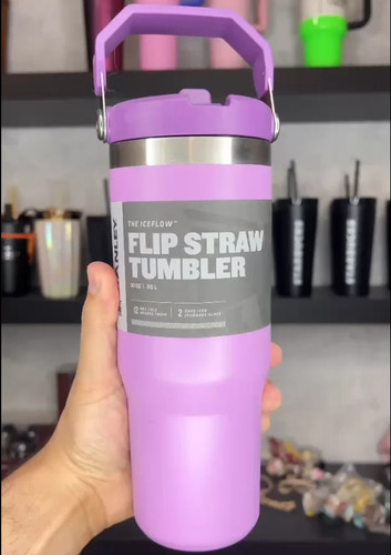 Stanley purple flip - stanley, straw