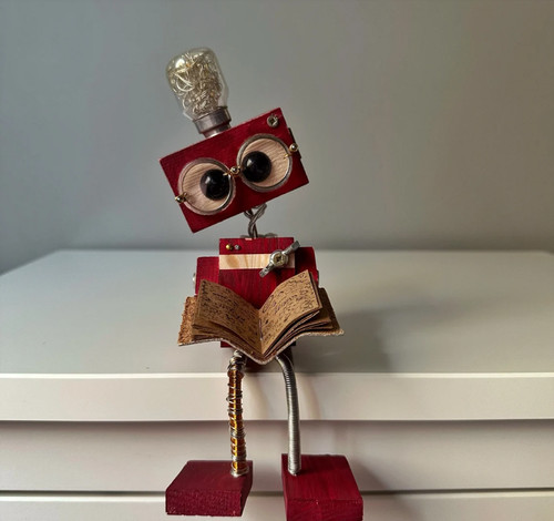 Steampunk decor robot toy - steampunk,