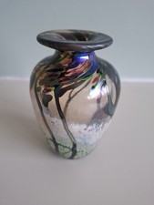 Norman Stuart Clark 10 cm high Signed Vase Dated, Made in St Erth, Cornwall