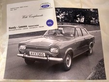  FORD ESCORT MK1 1300GT TWO DOOR PRESS PHOTOS, 8X10, FORD MOTOR CO. 