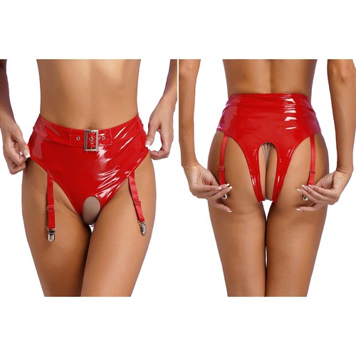 Women pvc leather - leather, briefs