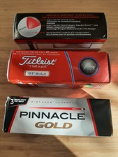 1 x Titleist golf balls DT Solo , 1 x Pinnacle Gold , 1 x Srixon Distance