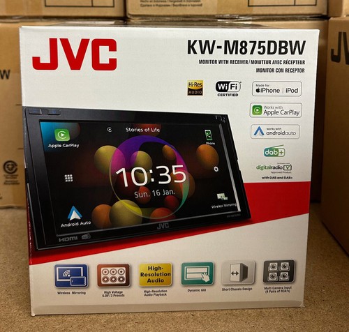Jvc m875dbw screen - jvc, kw-m875dbw