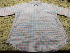 BARELY WORN!  Brooks Brothers  - The Original Polo Shirt - Med - Non-Iron Plaid