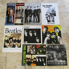 The Beatles - Collection Of 9 Beatles Calendars - 2001 , 2002 , 2003, 2024 - EX