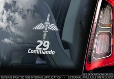 29 Commando Car Sticker, Royal