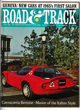 Vintage Road & Track Magazine June 1965 Vol 16 No 10 Alfa Romeo Canguro