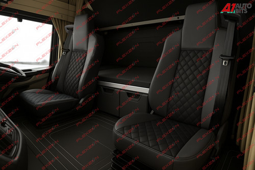 Tailored leather seat - leather,