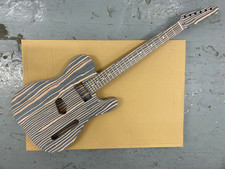 ELECTRIC GUITAR KIT, ZEBRA STYLE BODY AND 22F NECK, PLUS ALL PARTS, z15