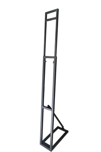 Extendable black steel - black, display