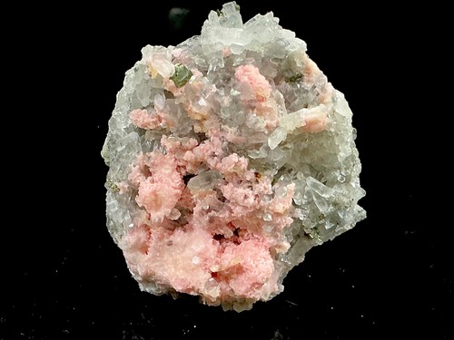 Rhodochrosite quartz with - rhodochrosite,