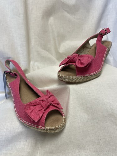Croft barrow hot pink wedges - barrow,