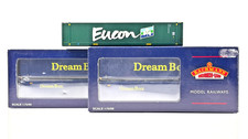 BACHMANN 00 GAUGE - 36-102 - 45FT CONTAINERS DREAM BOX & EUCON X 5 - BOXED