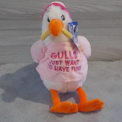 Gully the seagull soft toy - soft,