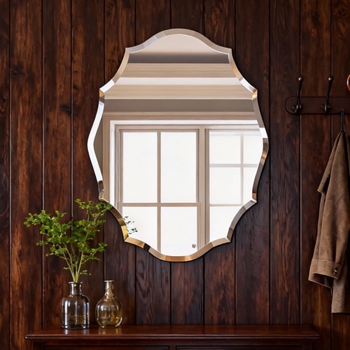 Scalloped edged oval - scalloped,