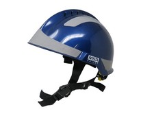 Ex Police MSA Gallet Helmet Blue Helmet Used Collectors Obsolete