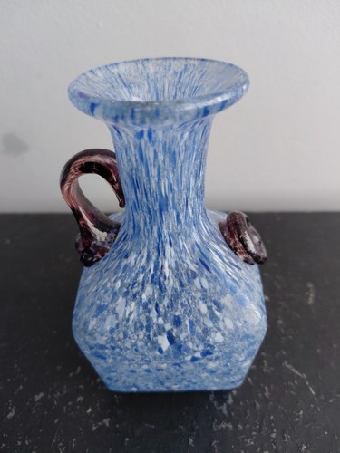 Vintage blue speckled murano - vintage,