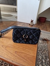 Womens Black Fabric Small