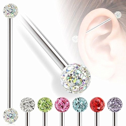 Surgical steel crystal ball - steel,