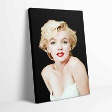 Marilyn Monroe Portrait Art Stretched Canvas or Unframed Poster More Sizes