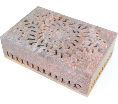 Natural marble stone box - stone,