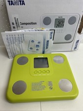 Tanita Body Scales Composition Monitor BC-730 Green Bathroom Scales Used - Clean