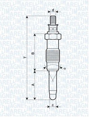Glow plug 062900010304 magneti - 062900010304,