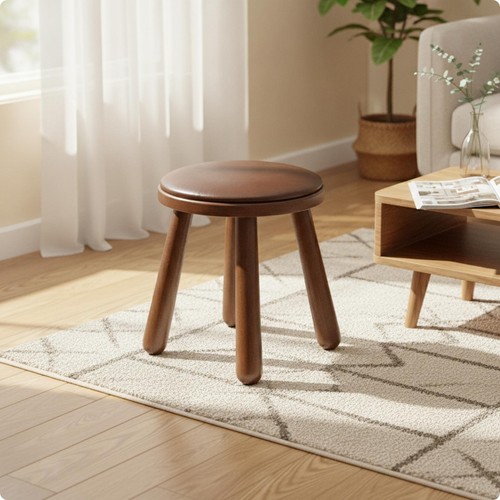 Soft padded stool with - stool,