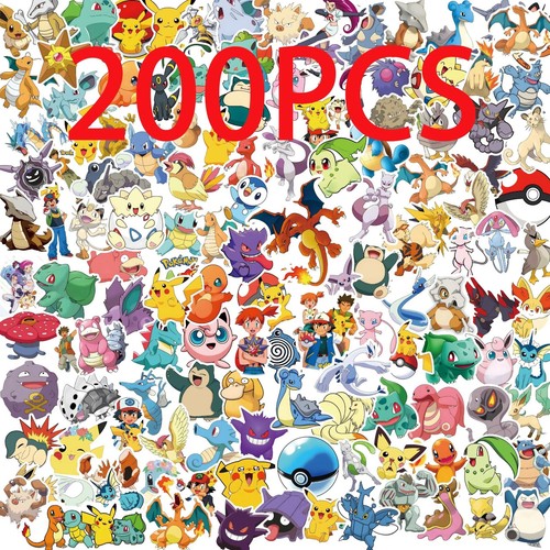 Pokemon stickers 200 pack lot - pokemon,