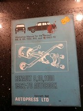 Renault workshop manual R8, 8