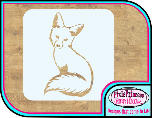 Fox animal pattern mylar 190 - fox, c