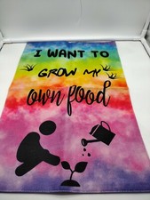 Double sided Yard Flag I Want