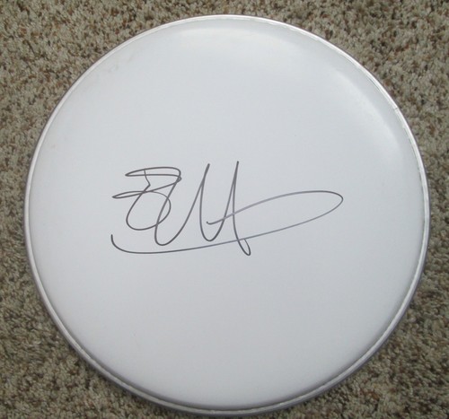 The edge signed drumhead - edge, u2