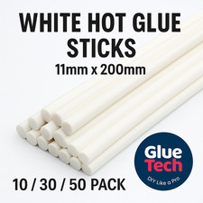 White Hot Glue Sticks 11x200mm