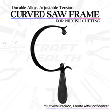 Curved jeweler saw frame set - frame,