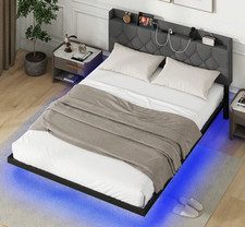 GOFLAME King Floating Bed