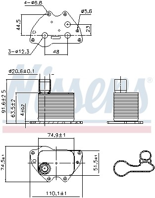 Nissens nis 90981 oil - 90981,